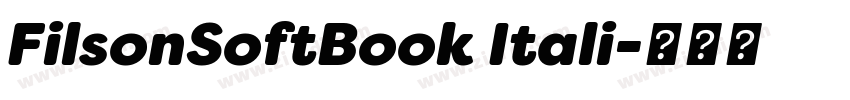 FilsonSoftBook Itali字体转换 FilsonSoftBook Itali字体转换